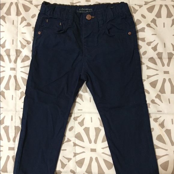 baby boy navy chinos